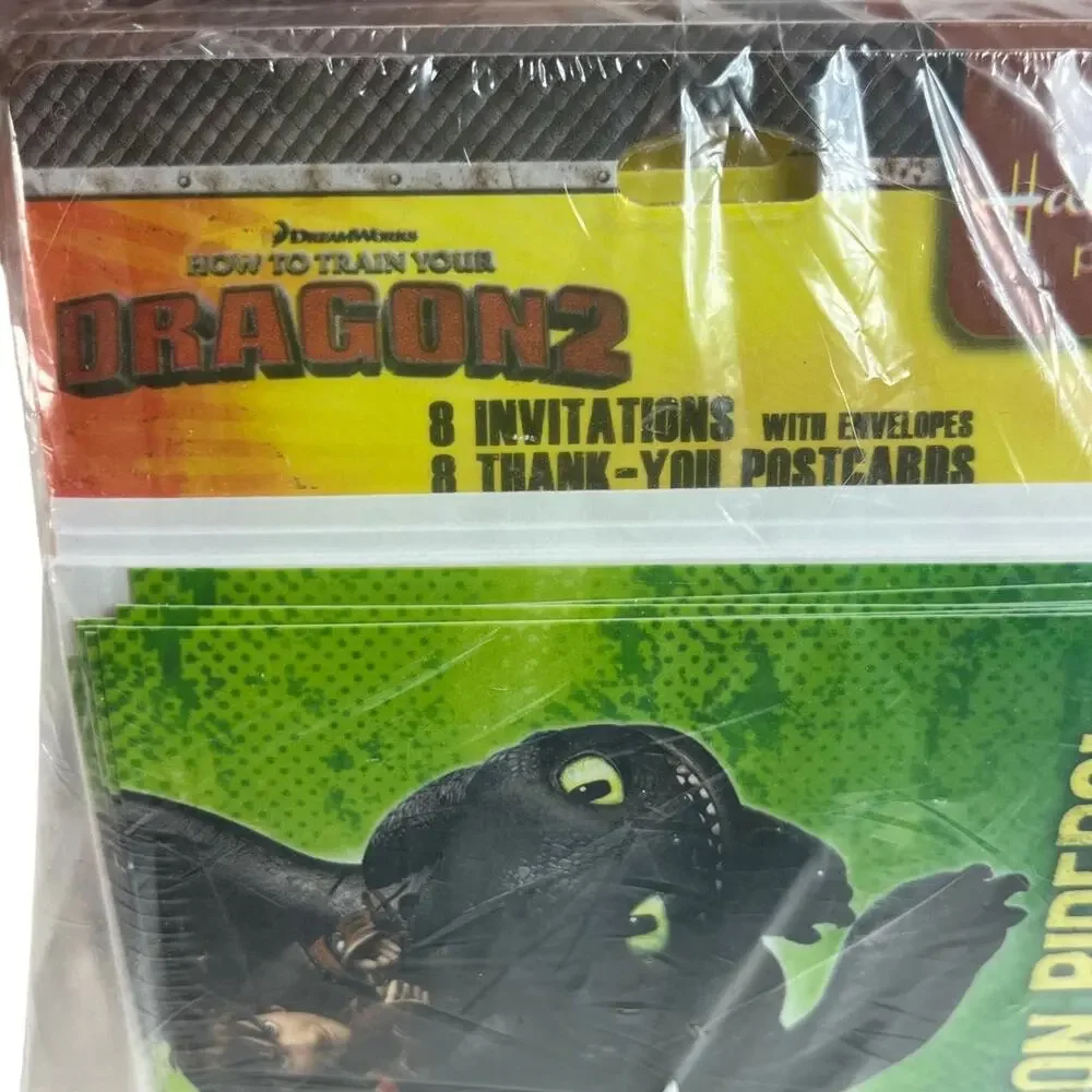 Hallmark Avengers Star Wars Dragon Party Supplies Invitations Ribbon Lot